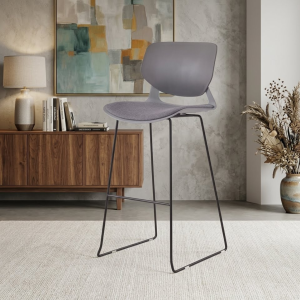 Chaise de comptoir ergonomique - 52 x 44.5 x 106