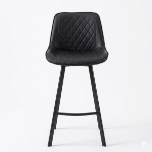 Tabouret de Bar Industriel Rembourrée – Design Contemporain