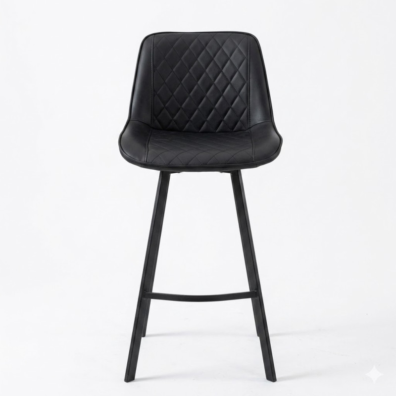 Tabouret de Bar Industriel Rembourrée – Design Contemporain