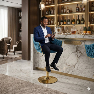 Tabouret de bar - 56 x 82 x 110 Tabouret de bar - 56 x 82 x 110