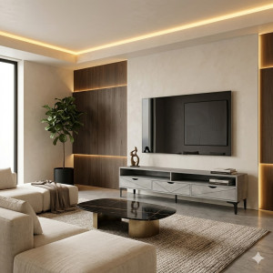 Meuble TV Design Scandinave – Élégance et Fonctionnalité Réunies