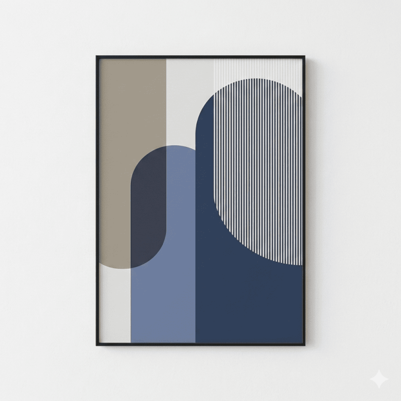 Tableau Mural d'Art Abstrait 60 x 80 cm