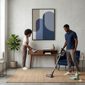 Tableau Mural d'Art Abstrait 60 x 80 cm