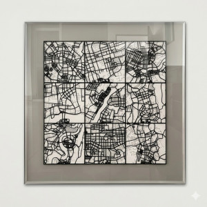 Tableau Mural d'Art Moderne