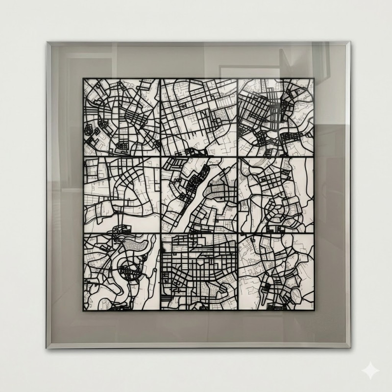 Tableau Mural d'Art Moderne