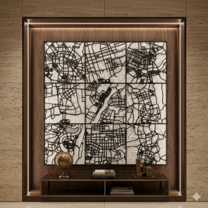 Tableau Mural d'Art Moderne