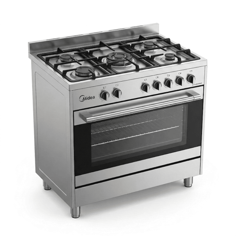 Gazinière à 5 feux - Midea - 36LMG5G027-C