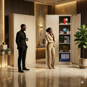 Casier de Rangement Métallique – Armoire de Bureau Professionnelle