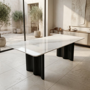 Table à manger en marbrée - T-26/2531