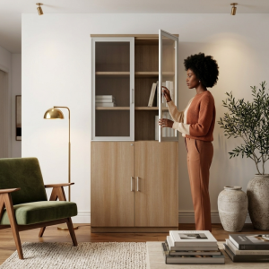 Bibliothèque Modulaire – Élégance et Fonctionnalité Réunies