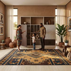 Système de Rangement Modulaire en Bois Naturel - 2400 x 400 x 2000