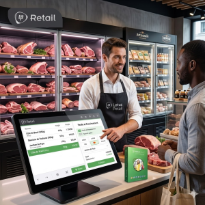 Logiciel de caisse pour Boucherie et Charcuterie - Lotus Pecas Retail (Licence 3 ans)