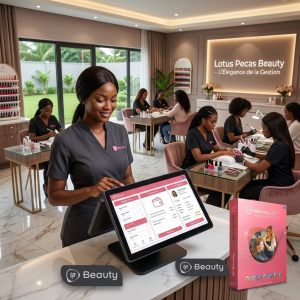 Logiciel de caisse pour Salon de manucure - Lotus Pecas Beauty (Licence 3 ans)
