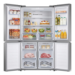Réfrigérateur américain dual tech cooling 4 portes Hisense -582 LT- RC-68WC4SA