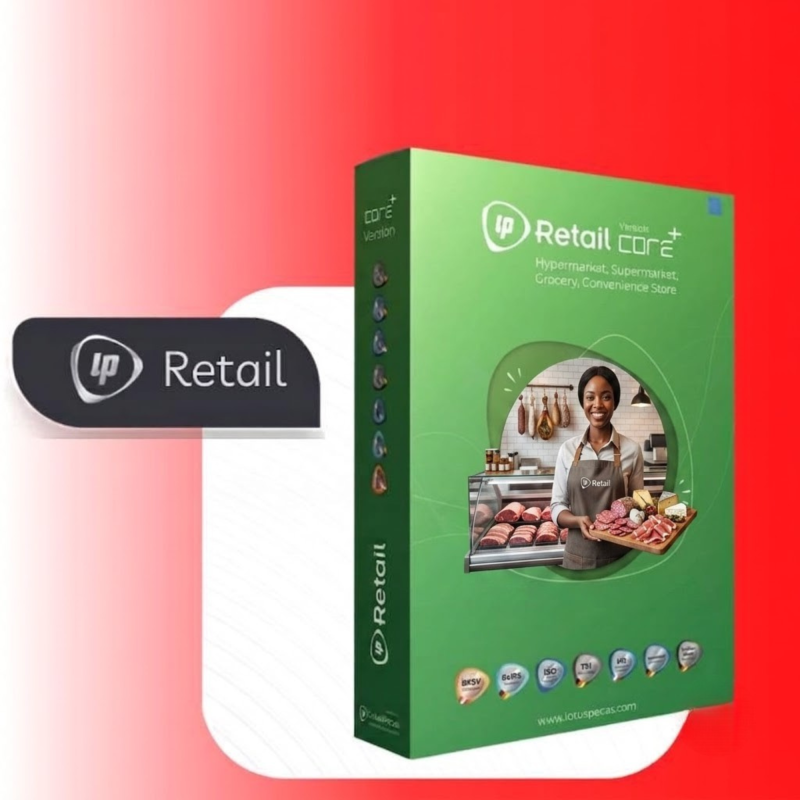 Logiciel de caisse pour Boucherie et Charcuterie - Lotus Pecas Retail (Licence 3 ans)