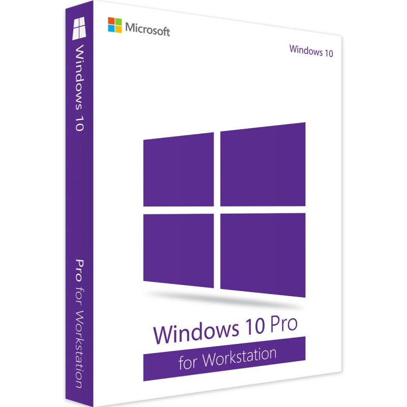 Microsoft Windows 10 Pro for Workstation Pour 1 Poste - Licence Authentique