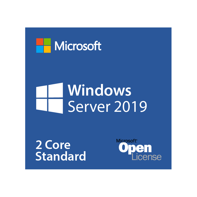 Microsoft Windows Server 2019 Standard - 2 Core Add-on License