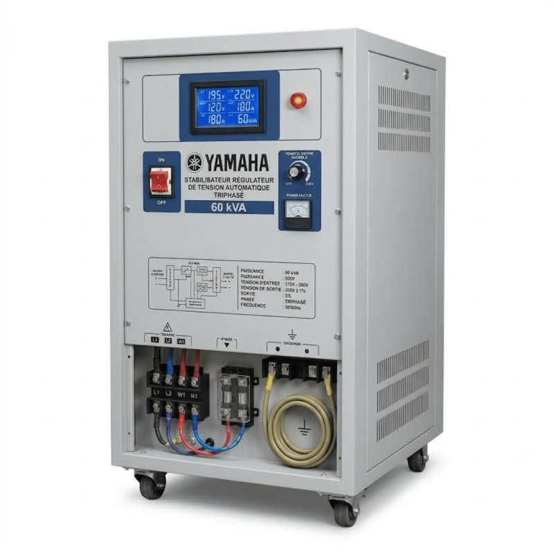 Stabilisateur Régulateur de Tension 60 kva triphasé 380 volts - Yamaha