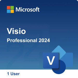 Microsoft Visio Professionnel 2024 (Licence Compte)