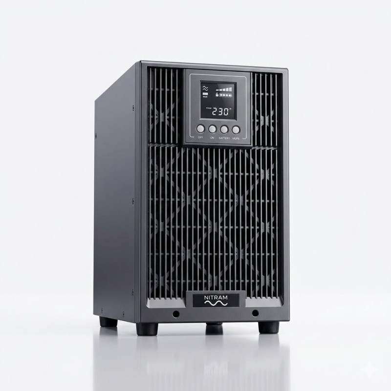 Onduleur On-Line 3KVA Monophasé Nitram - US10003T