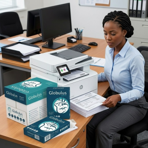 Ramette ou rame de papier Format A4 Globulus - Lot de 5 Cartons