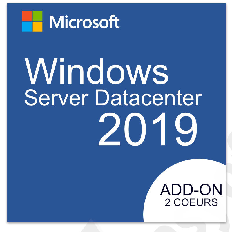Microsoft Windows Server 2019 Datacenter - 2 Core Add-on License