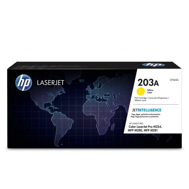 Cartouche de Toner HP 203A (CF542A) Jaune