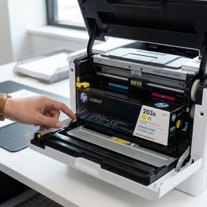 Cartouche de Toner HP 203A (CF542A) Jaune