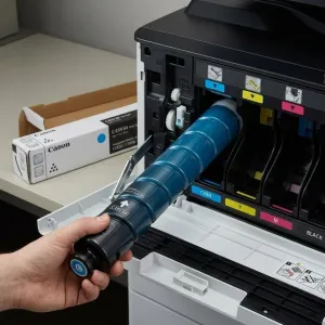 Cartouche Toner canon C-EXV 64 cyan - bleu  - Achat & Vente 07.19.19.19.10