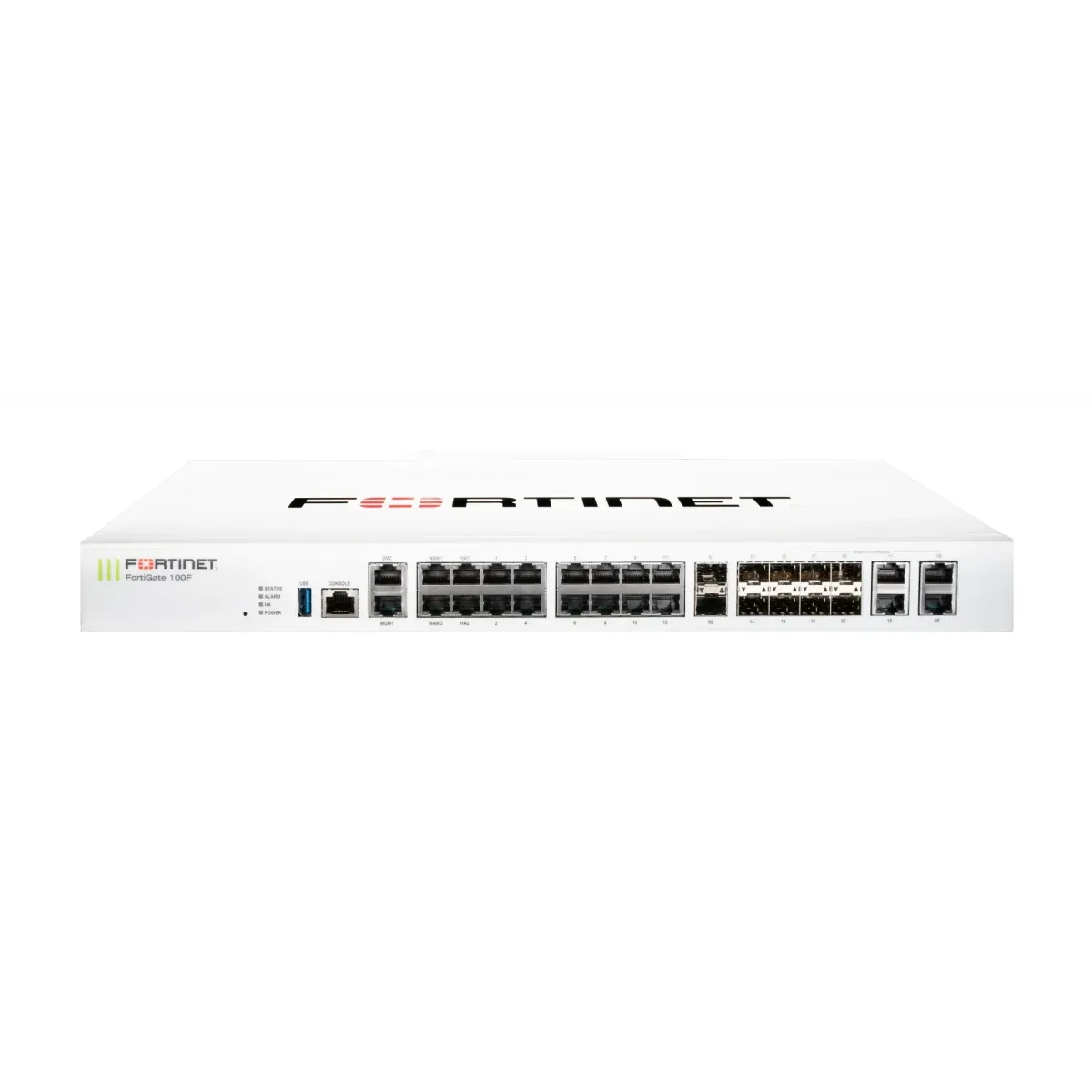 Pare Feux FortiGate-100F Appliance de Sécurité Réseau Unifiée avec Suite de Protection Avancée UTP et Support FortiCare Premium