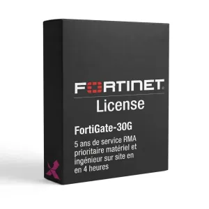 FortiGate-30G – Service RMA prioritaire avec intervention sur site en 4 heures