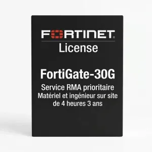 FortiGate-30G – Service RMA prioritaire avec intervention sur site en 4 heures