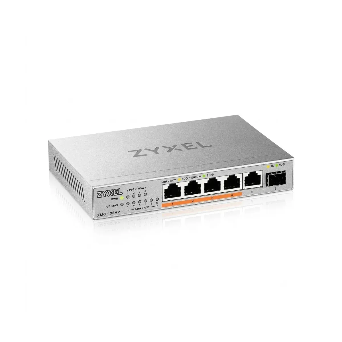 Switch Zyxel XMG-105HP Non-géré 2.5G Ethernet