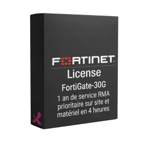 FortiGate-30G – Service RMA prioritaire avec intervention sur site en 4 heures