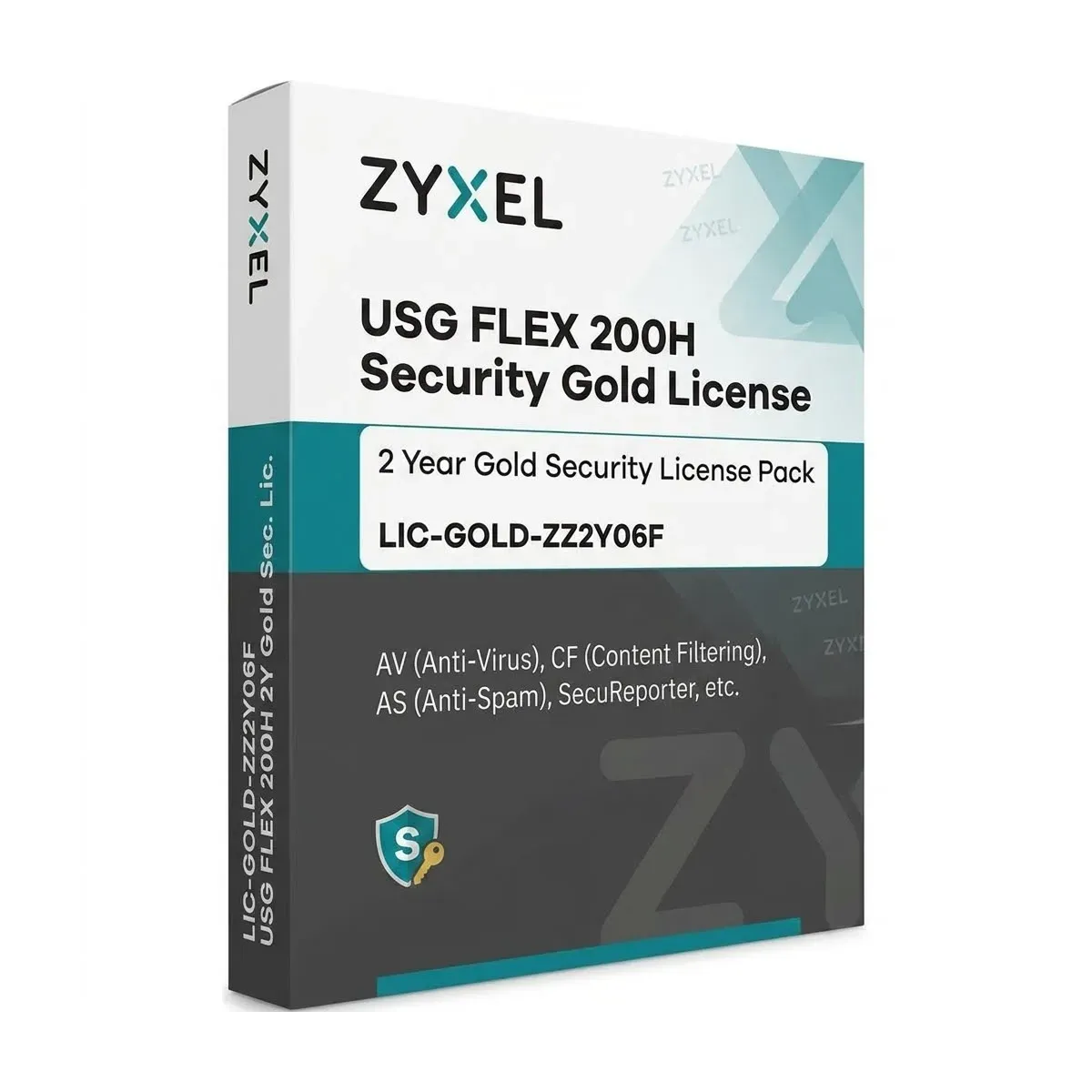 Pack de Licence de Sécurité Gold pour USG FLEX 200H Zyxel LIC-GOLD-ZZ2Y06F
