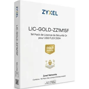 Pack de Licence de Sécurité GOLD pour USG FLEX 200H Zyxel LIC-GOLD-ZZ1M15F