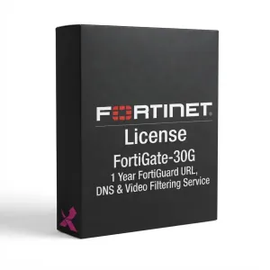 FortiGate-30G – Service FortiGuard de filtrage d'URL, DNS et de contenus vidéo