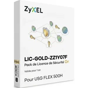 Pack de Licence de Sécurité GOLD pour USG FLEX 500H Zyxel LIC-GOLD-ZZ1Y07F