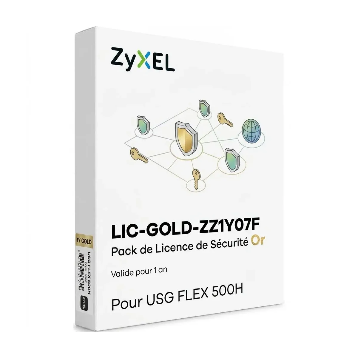 Pack de Licence de Sécurité GOLD pour USG FLEX 500H Zyxel LIC-GOLD-ZZ1Y07F