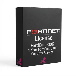 FortiGate-30G – Service FortiGuard de sécurité des technologies opérationnelles (OT)