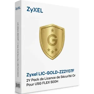 Pack de Licence de Sécurité Gold pour USG FLEX 500H Zyxel LIC-GOLD-ZZ2Y07F