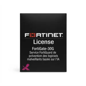 FortiGate-30G – Service FortiGuard de prévention des logiciels malveillants basée sur l'IA