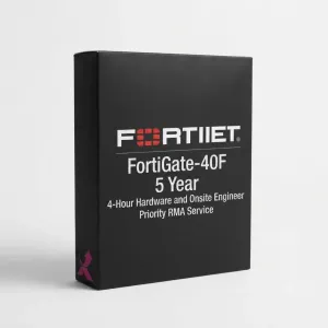 FortiGate-40F – Service RMA prioritaire avec remplacement du matériel sous 4 heures et intervention sur site