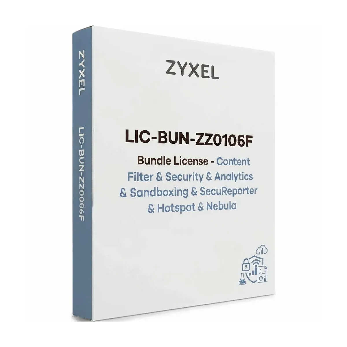Licence et mise à jour de logiciel Zyxel LIC-BUN-ZZ0106F