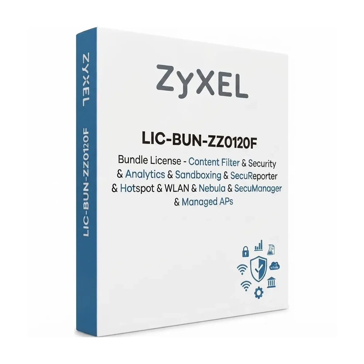 Licence et mise à jour de logiciel Zyxel LIC-BUN-ZZ0120F