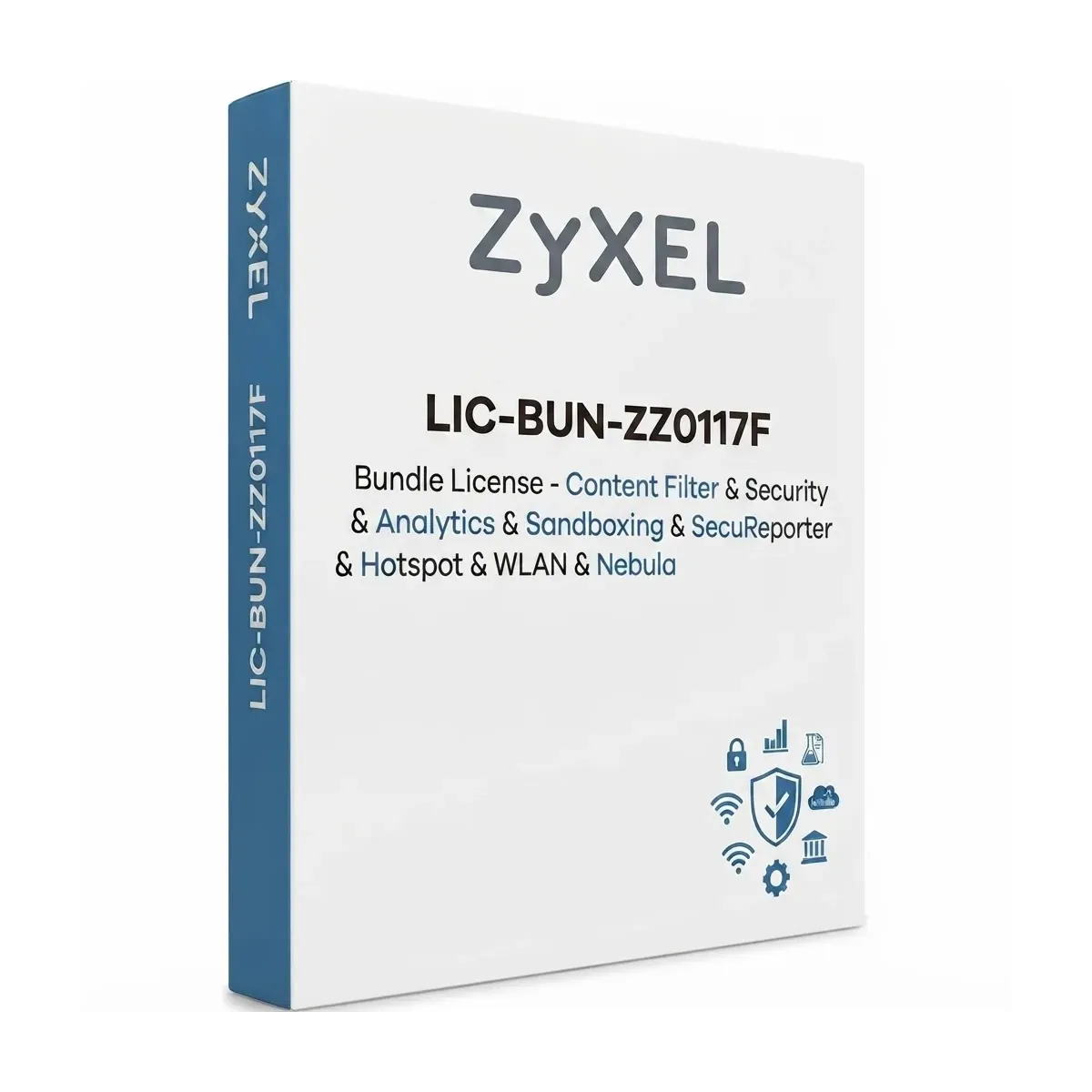 Licence et mise à jour de logiciel Zyxel LIC-BUN-ZZ0117F