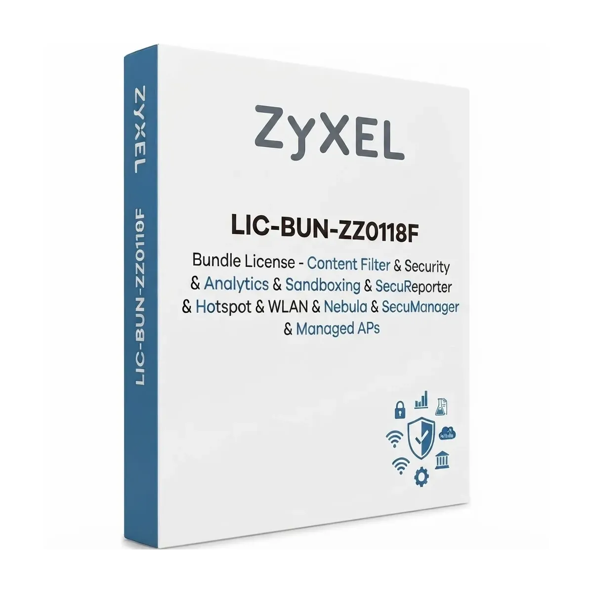 Licence et mise à jour de logiciel Zyxel LIC-BUN-ZZ0118F