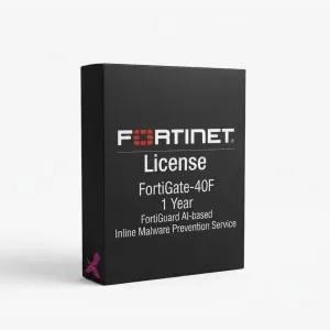 FortiGate-40F – Service FortiGuard de prévention des logiciels malveillants en ligne basée sur l'IA