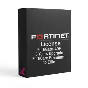 FortiGate-40F – Mise à niveau FortiCare Premium vers FortiCare Elite