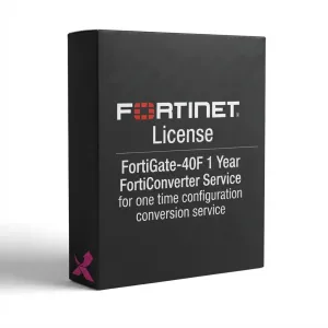 FortiGate-40F – Service FortiConverter pour une conversion unique de configuration